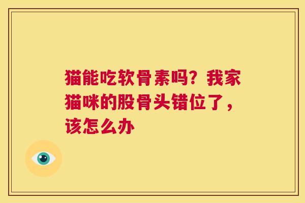 猫能吃软骨素吗?我家猫咪的股骨头错位了,该怎么办 猫能吃软骨素吗?我家猫咪的股骨头错位了,该怎么办