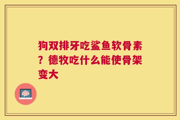 狗双排牙吃鲨鱼软骨素？德牧吃什么能使骨架变大
