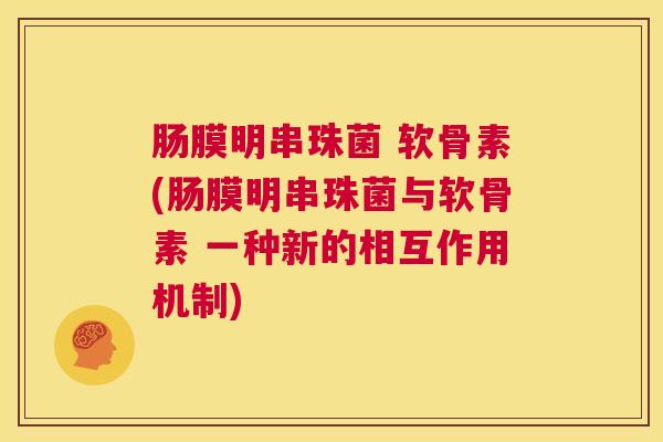 肠膜明串珠菌 软骨素(肠膜明串珠菌与软骨素 一种新的相互作用机制)