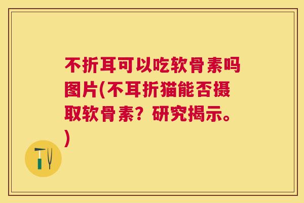不折耳可以吃软骨素吗图片(不耳折猫能否摄取软骨素?研究揭示。)