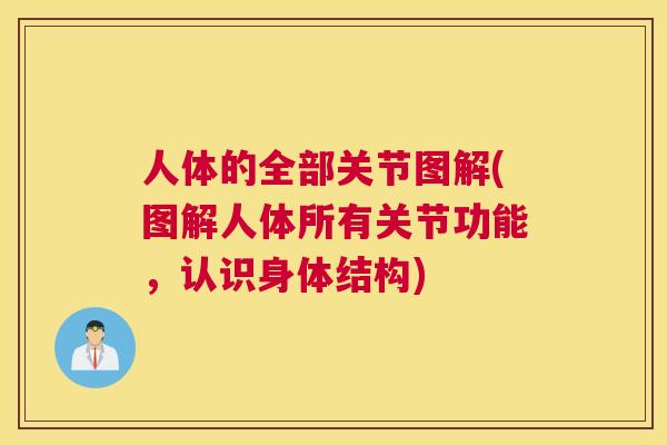 人体的全部关节图解(图解人体所有关节功能，认识身体结构)