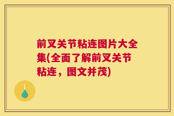 前叉关节粘连图片大全集(全面了解前叉关节粘连,图文并茂) 前叉关节粘连图片大全集(全面了解前叉关节粘连,图文并茂)