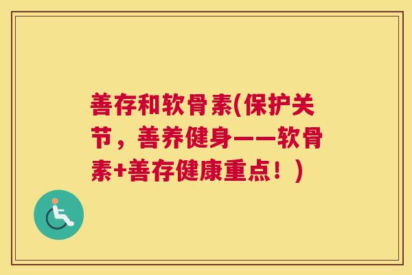 善存和软骨素(保护关节,善养健身——软骨素+善存健康重点!)