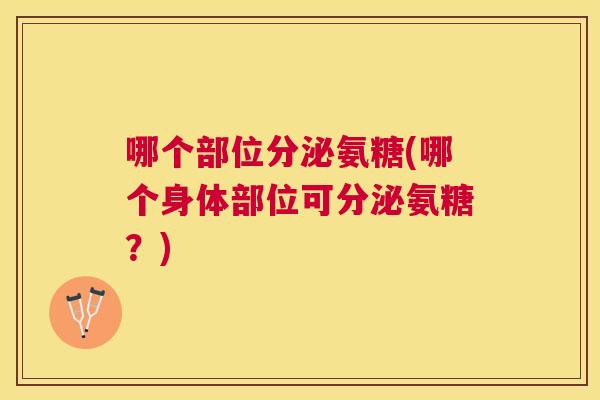 哪个部位分泌氨糖(哪个身体部位可分泌氨糖?)