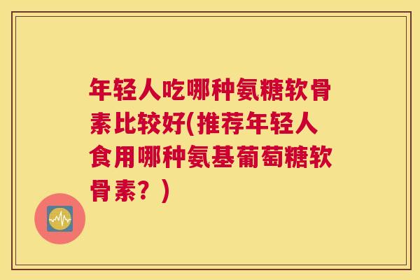 年轻人吃哪种氨糖软骨素比较好(推荐年轻人食用哪种氨基葡萄糖软骨素?)