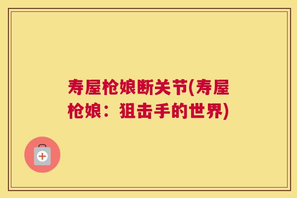 寿屋枪娘断关节(寿屋枪娘:狙击手的世界)