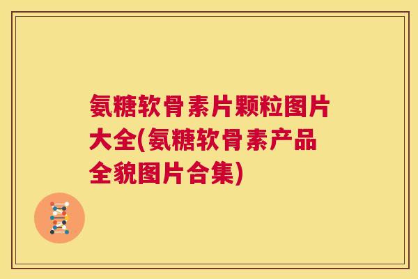 氨糖软骨素片颗粒图片大全(氨糖软骨素产品全貌图片合集)