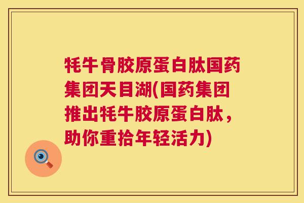 牦牛骨胶原蛋白肽国药集团天目湖(国药集团推出牦牛胶原蛋白肽,助你重拾年轻活力) 牦牛骨胶原蛋白肽国药集团天目湖(国药集团推出牦牛胶原蛋白肽,助你重拾年轻活力)