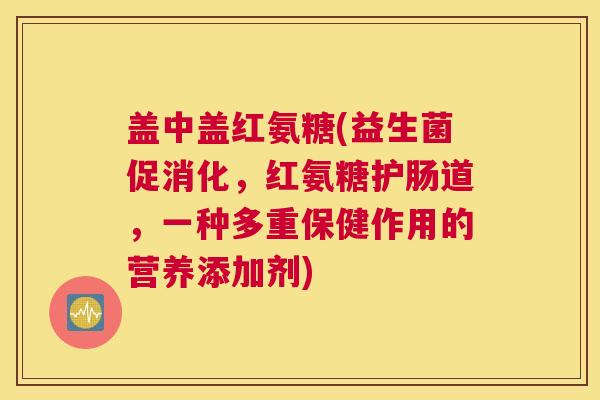 盖中盖红氨糖(益生菌促消化,红氨糖护肠道,一种多重保健作用的营养添加剂)