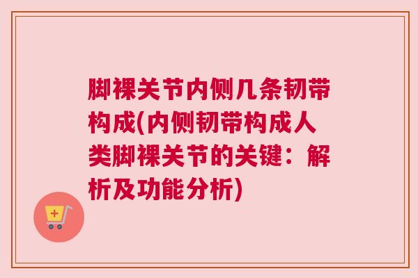 脚裸关节内侧几条韧带构成(内侧韧带构成人类脚裸关节的关键:解析及功能分析) 脚裸关节内侧几条韧带构成(内侧韧带构成人类脚裸关节的关键:解析及功能分析)