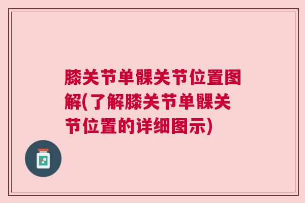 膝关节单髁关节位置图解(了解膝关节单髁关节位置的详细图示)