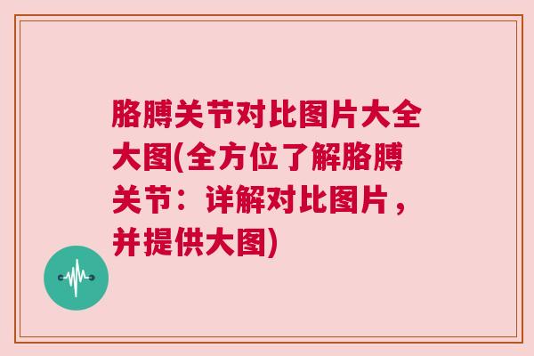 胳膊关节对比图片大全大图(全方位了解胳膊关节:详解对比图片,并提供大图)
