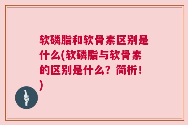 软磷脂和软骨素区别是什么(软磷脂与软骨素的区别是什么?简析!)